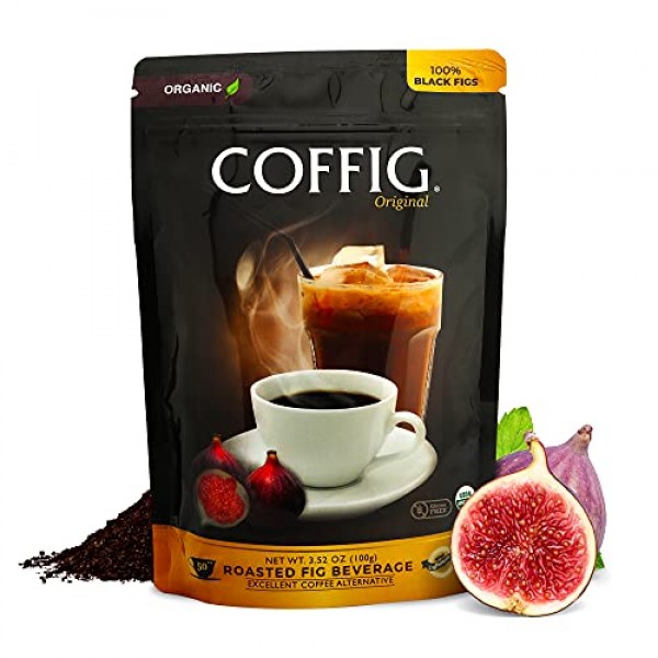 COFFIG Roasted Fig Beverage - Coffee Substitute Caffeine Free - ...
