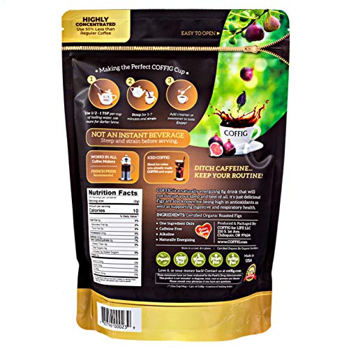 Coffig Roasted Fig Beverage - Coffee Substitute - Caffeine Free