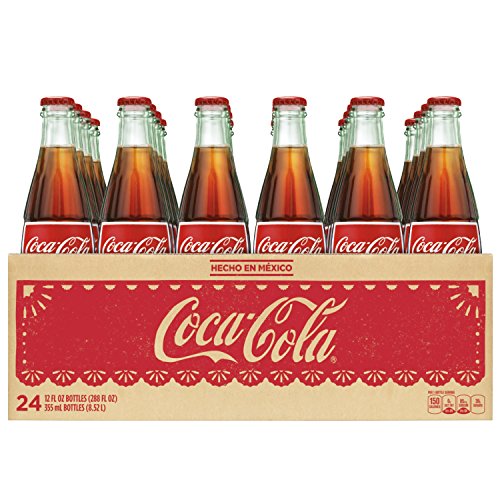 Coca-Cola Mexican Coke Soda Soft Drink, Cane Sugar, 355 Ml, 24 P
