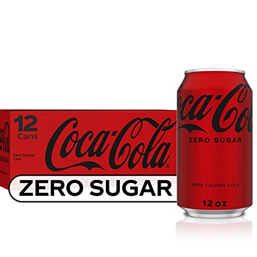 Coke Zero Sugar Cola Soda, 12 oz, 12 Pack Package May Vary