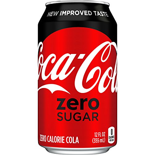 Coke Zero Sugar Diet Soda Soft Drink, 12 Fl Oz, 24 Pack