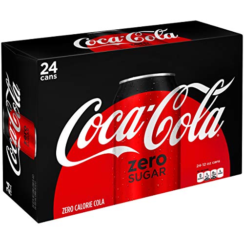 Coke Zero Sugar Diet Soda Soft Drink, 12 Fl Oz, 24 Pack