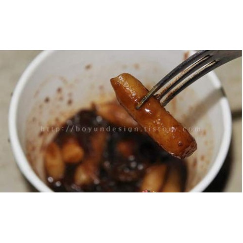 Otaste Tteokbokki W/ Glass Noodle In Jjajang Spicy Sauce Bowl -