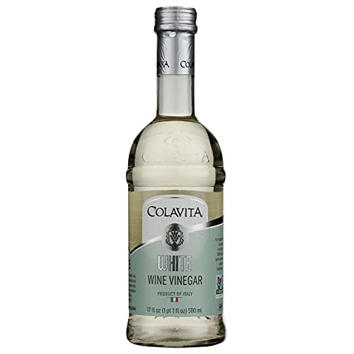 Colavita Aged White Wine Vinegar, Glass Bottle, 500 Ml