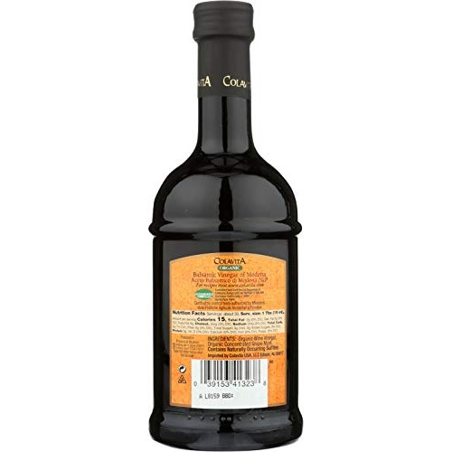 Colavita Balsamic Vinegar, Organic, 17 Fl Oz