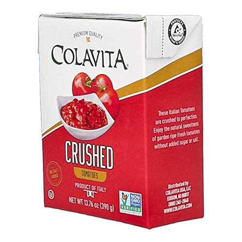Colavita Italian Crushed Tomatoes, Tetra Recart Box, Eco-Friendl