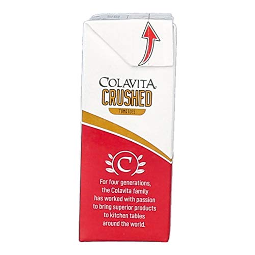 Colavita Italian Crushed Tomatoes, Tetra Recart Box, Eco-Friendl