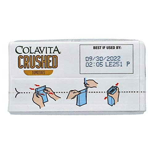 Colavita Italian Crushed Tomatoes, Tetra Recart Box, Eco-Friendl
