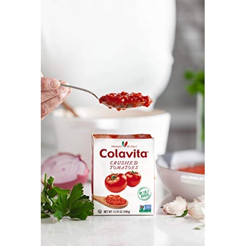 Colavita Italian Crushed Tomatoes, Tetra Recart Box, Eco-Friendl