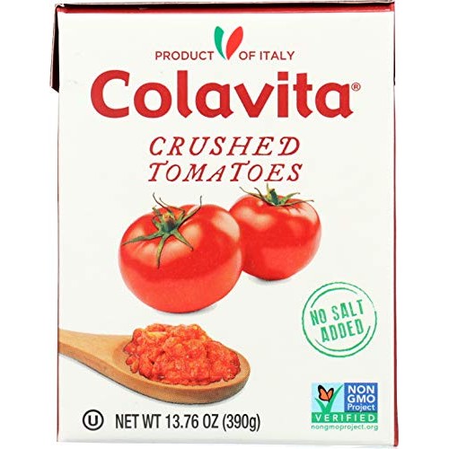 Colavita Italian Crushed Tomatoes, Tetra Recart Box, Eco-Friendl