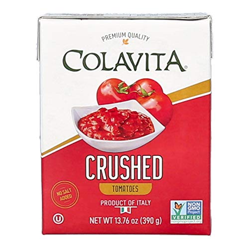 Colavita Italian Crushed Tomatoes, Tetra Recart Box, Eco-Friendl