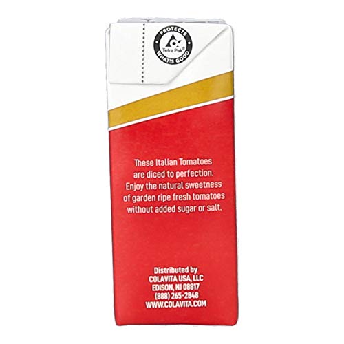 Colavita Italian Diced Tomatoes, Tetra Recart Box, 13.76 Ounce