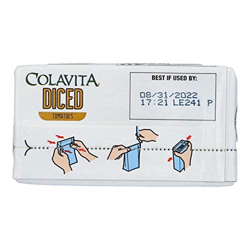 Colavita Italian Diced Tomatoes, Tetra Recart Box, 13.76 Ounce