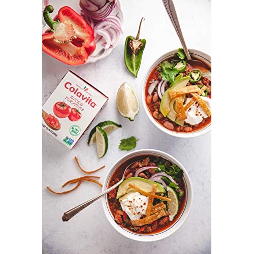 Colavita Italian Diced Tomatoes, Tetra Recart Box, 13.76 Ounce