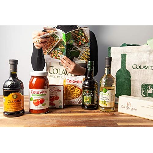 Colavita Italian Sampler Tote Gift Bag Filled With Italian Speci
