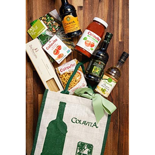 Colavita Italian Sampler Tote Gift Bag Filled With Italian Speci