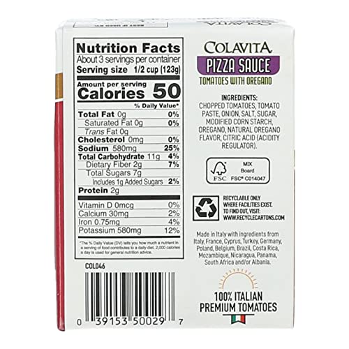Colavita Pizza Sauce 13.76oz Recart Packaging Pack of 16