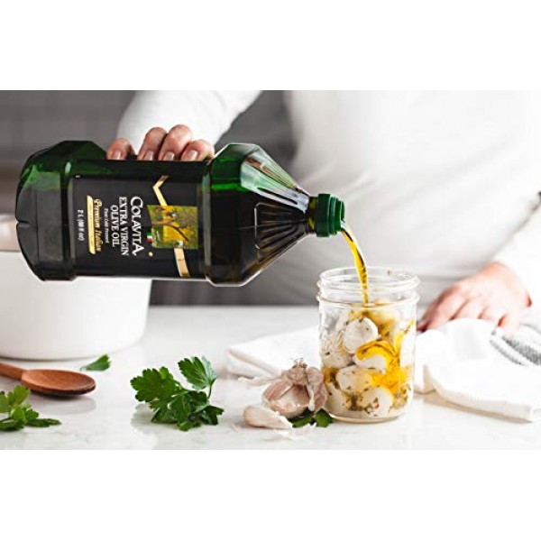 Colavita Premium Italian Extra Virgin Olive Oil, 68 fl. oz. 2 L...