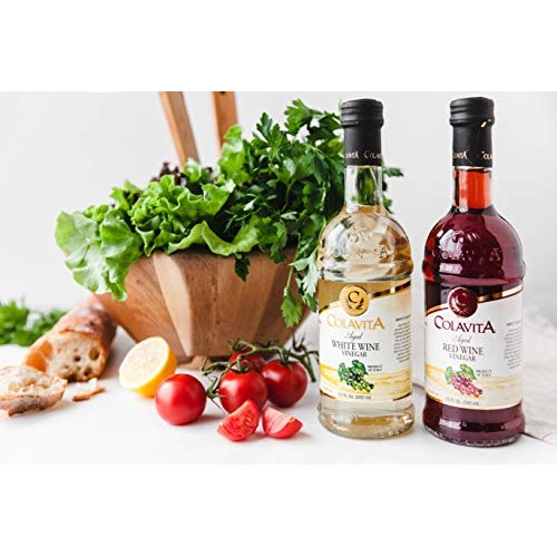 Colavita Special Aged Wine Vinegar, Red/White, 34 Oz