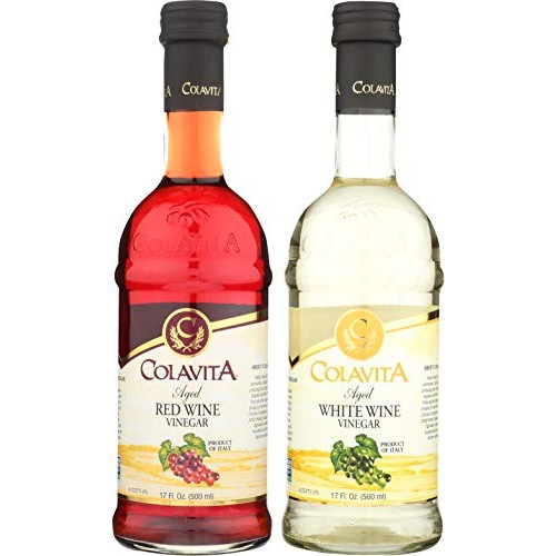 Colavita Special Aged Wine Vinegar, Red/White, 34 Oz