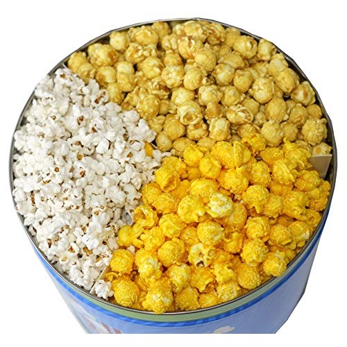 Colby Ridge Popcorn 2 Gal Birthday Popcorn Tin With Gourmet Whit