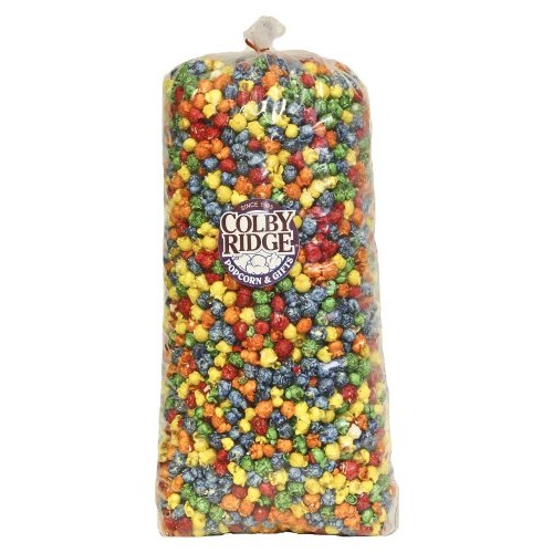 Rainbow Popped Popcorn 91 Oz. Bulk 5 Gal. 80 Cups