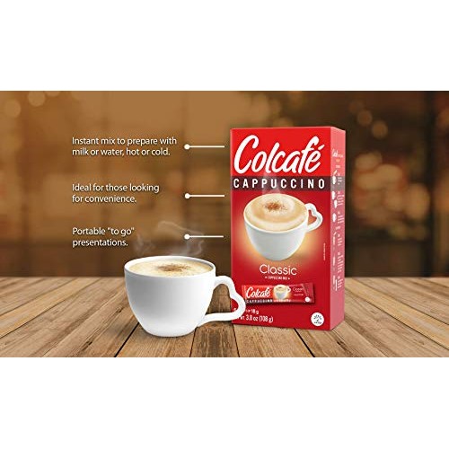 Colcafé Classic Cappuccino Instant Mix | Convenient &Amp; Portable P