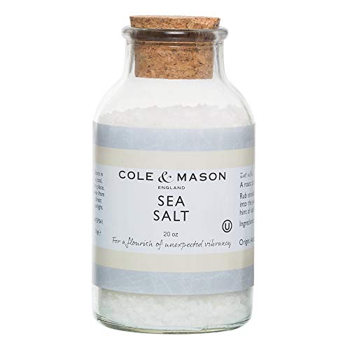 Cole &Amp; Mason Sea Salt Refill, 20 Oz, White
