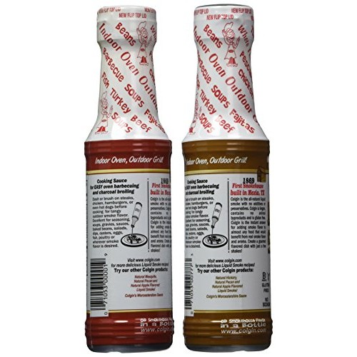 Bundle - 2 Items: Colgin Gourmet Liquid Smoke - Natural Mesquite