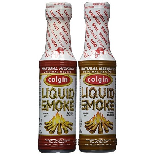Bundle - 2 Items: Colgin Gourmet Liquid Smoke - Natural Mesquite
