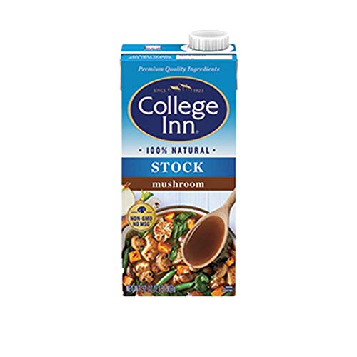 College Inn Mushroom Stock In Aseptic Carton, Pack Of 12