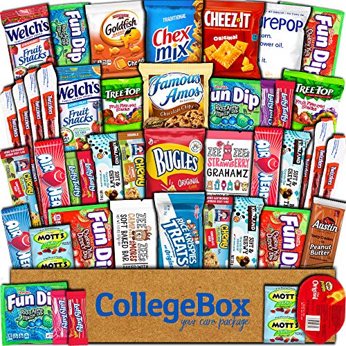 Collegebox - Snacks Care Package 40 Count For College Students