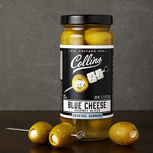 Collins Gourmet Blue Cheese Olives | Premium Stuffed-Cheese Garn