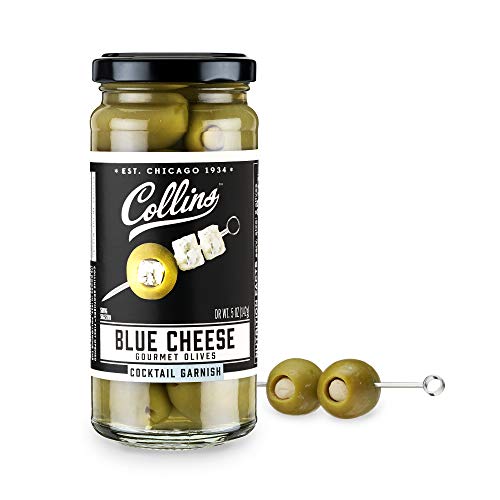 Collins Gourmet Blue Cheese Olives | Premium Stuffed-Cheese Garn