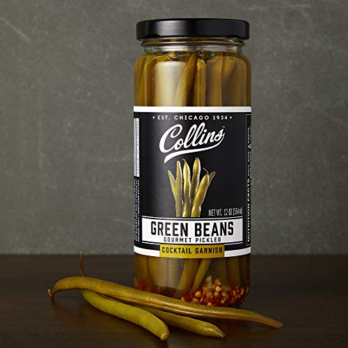 Collins Gourmet Pickled Green Beans | Premium Condiment Garnish