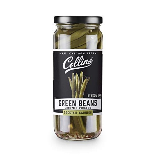 Collins Gourmet Pickled Green Beans | Premium Condiment Garnish