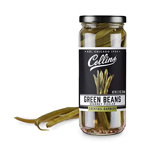 Collins Gourmet Pickled Green Beans | Premium Condiment Garnish