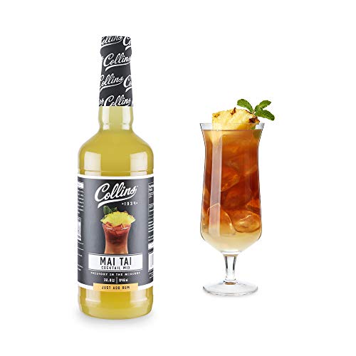 Collins Mai Tai Mix, Made With Real Orange And Lime Juice With N
