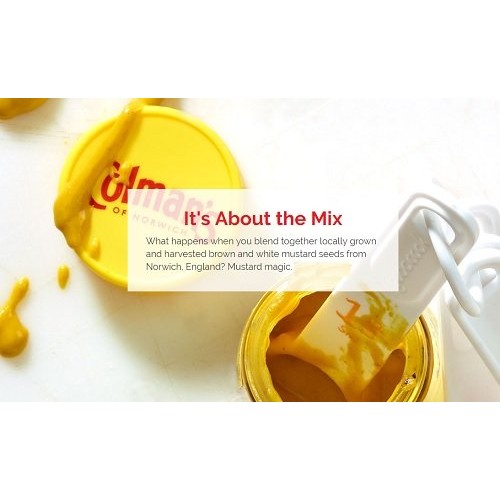 Colmans English Wet Mustard 100G England 6 Pack By British