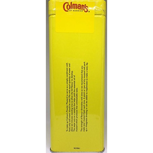 Colmans Double Superfine Mustard Powder - 1 Tin, 16 Oz