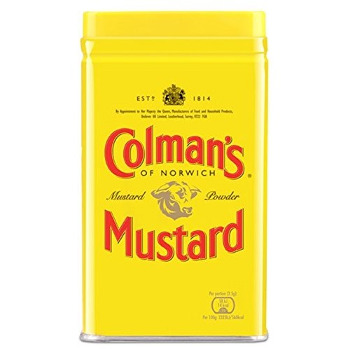 Colmans Double Superfine Mustard Powder - 1 Tin, 16 Oz
