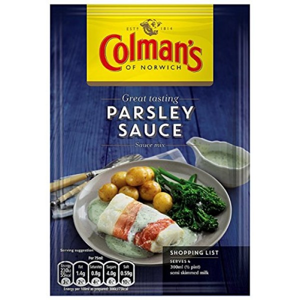 Colmans Parsley Sauce Mix, 0.7-Ounce Pack of 12