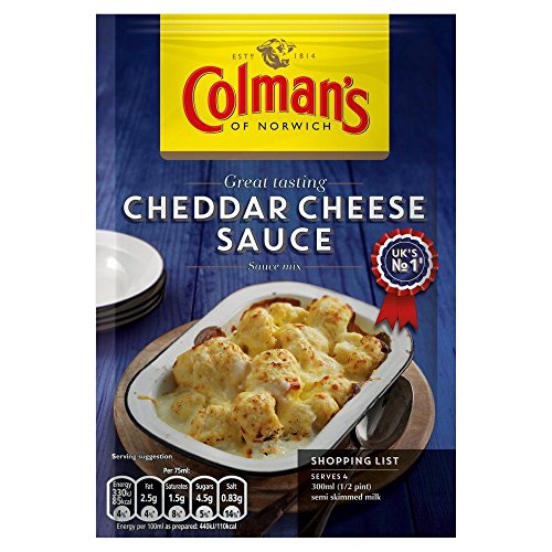 Colmans Cheddar Cheese Sauce Mix - 40G - Pack Of 4 40G X 4