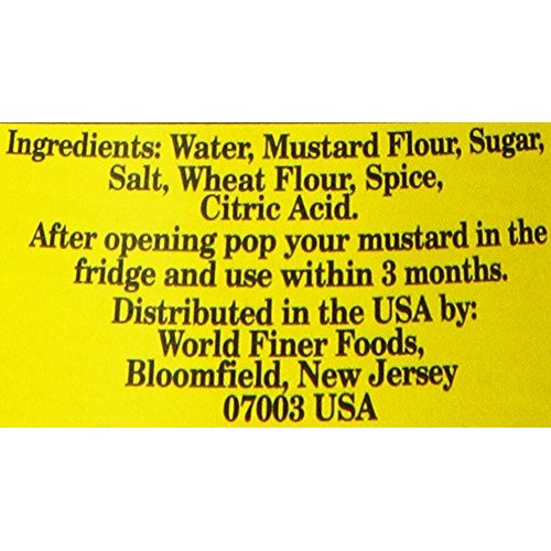 Colmans Mustard, 3.5-Ounce Glass Jar, Pack Of 8