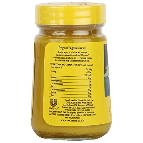 Colmans Prepared English Mustard 3.52 Ounce