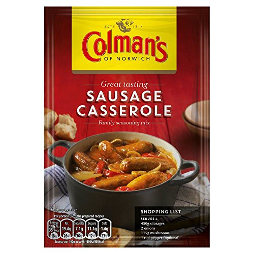 Colmans Sausage Casserole Mix - 39G - Pack Of 4 39G X 4