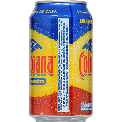 Colombiana La Nuestra Kola Flavored Soda 12 Oz Pack Of 6 Colombiana La Nuestra Kola Flavored Soda 12 Oz Pack Of 6