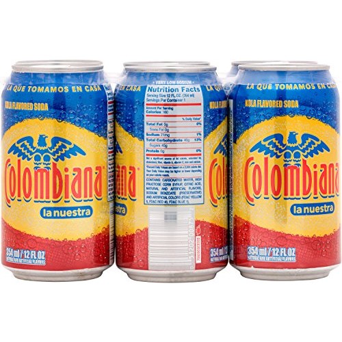 Colombiana La Nuestra Kola Flavored Soda 12 Oz Pack Of 6 Colombiana La Nuestra Kola Flavored Soda 12 Oz Pack Of 6