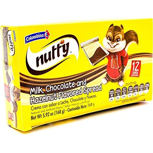 Colombina Nutty Milk Chocolate &Amp; Hazelnut Spread, 4.23 Ounce