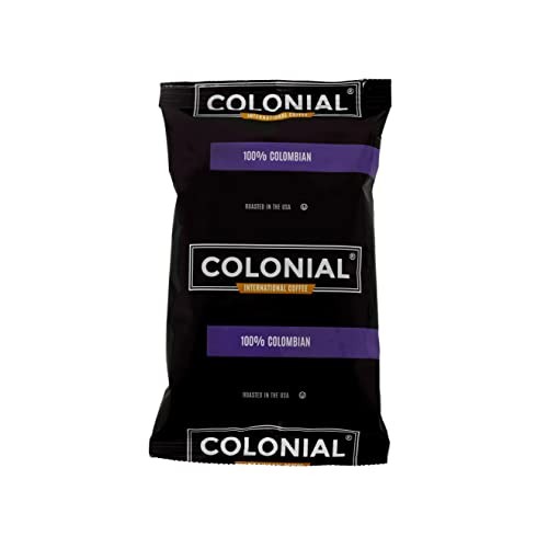 Colonial Coffee Packets, Pre Ground Coffee Packs, Colombian Medi